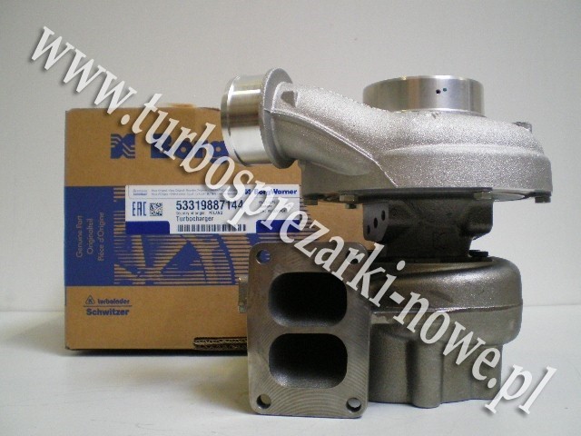 DAF - Turbosprężarka BorgWarner KKK 12.6 53319887144 /  53319887134 / 