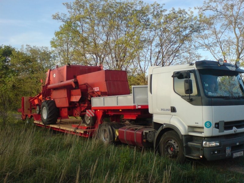 Transport Kombajnów Claas Bizon John New Holland — zdjęcie 1