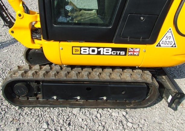 Minikoparka gąsienicowa JCB 8018 CTS - nowa.,