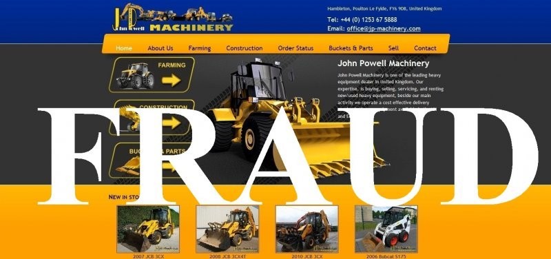 www.jp-machinery.com FRAUD SCAMM — zdjęcie 3