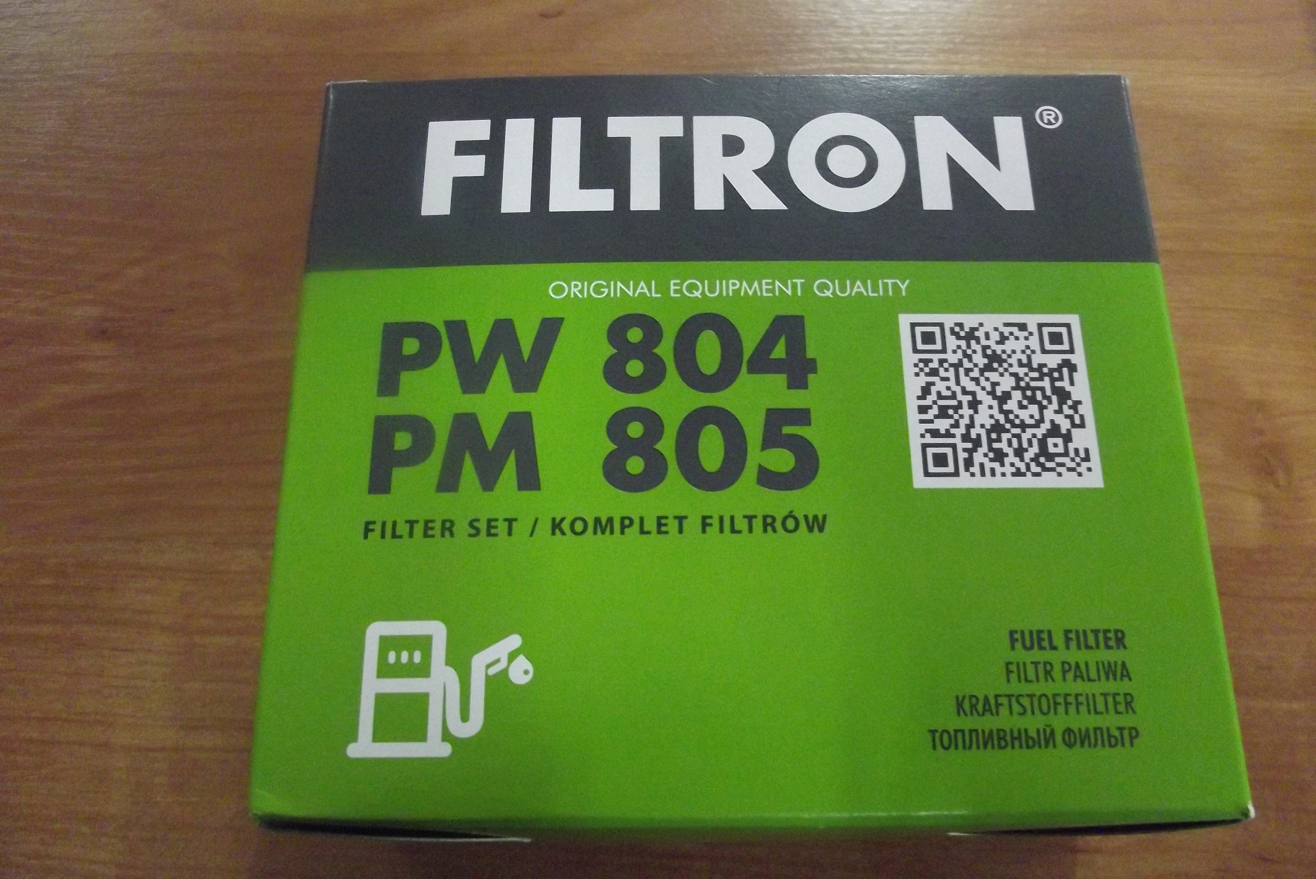 Komplet wkładów filtra paliwa URSUS, ZETOR PW804/PM805 FILTRON — zdjęcie 1