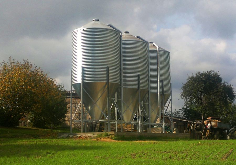 Silos silosy paszowe do zboża materiałów sypkich agro met — zdjęcie 5