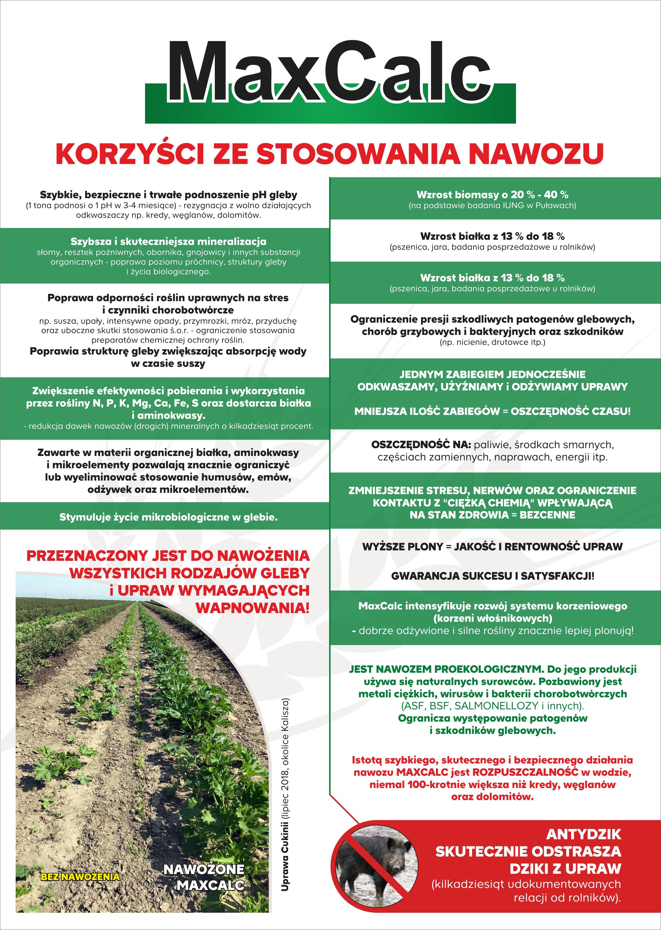 WAPNO ORGANICZNE MAX CALC odkwasza już po 14 dniach — zdjęcie 5