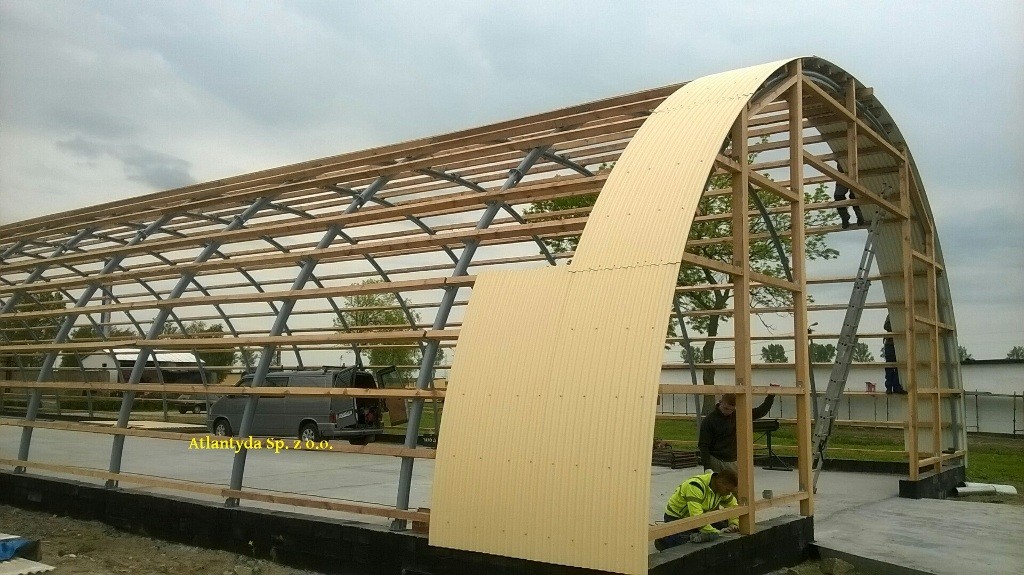 Hala Łukowa Magazynowa Stalowa NOWA wiata hangar — zdjęcie 2