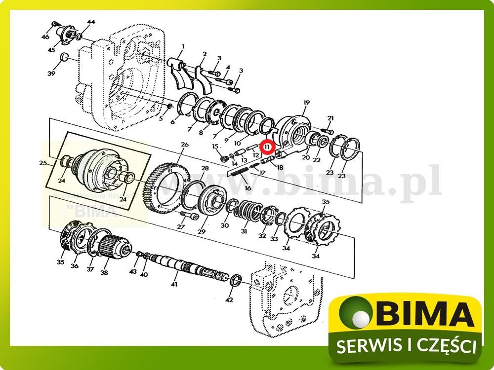 Pierścień tłoka WOM John Deere 2440,2450,2650,2850,2940 — zdjęcie 2