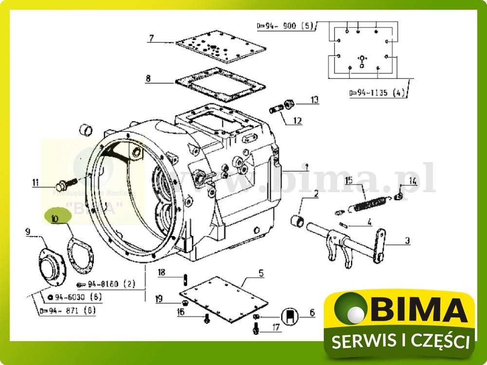 Uszczelka Renault CLAAS 110-14,110-54,113-12,113-14 — zdjęcie 2