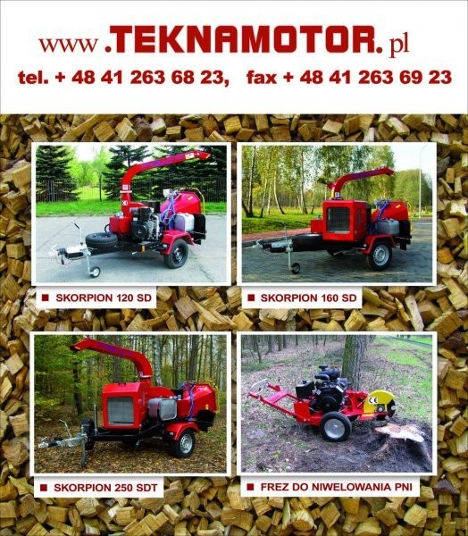 Wood chipper, Holzhacker, Hacker, Rębak Teknamotor — zdjęcie 2
