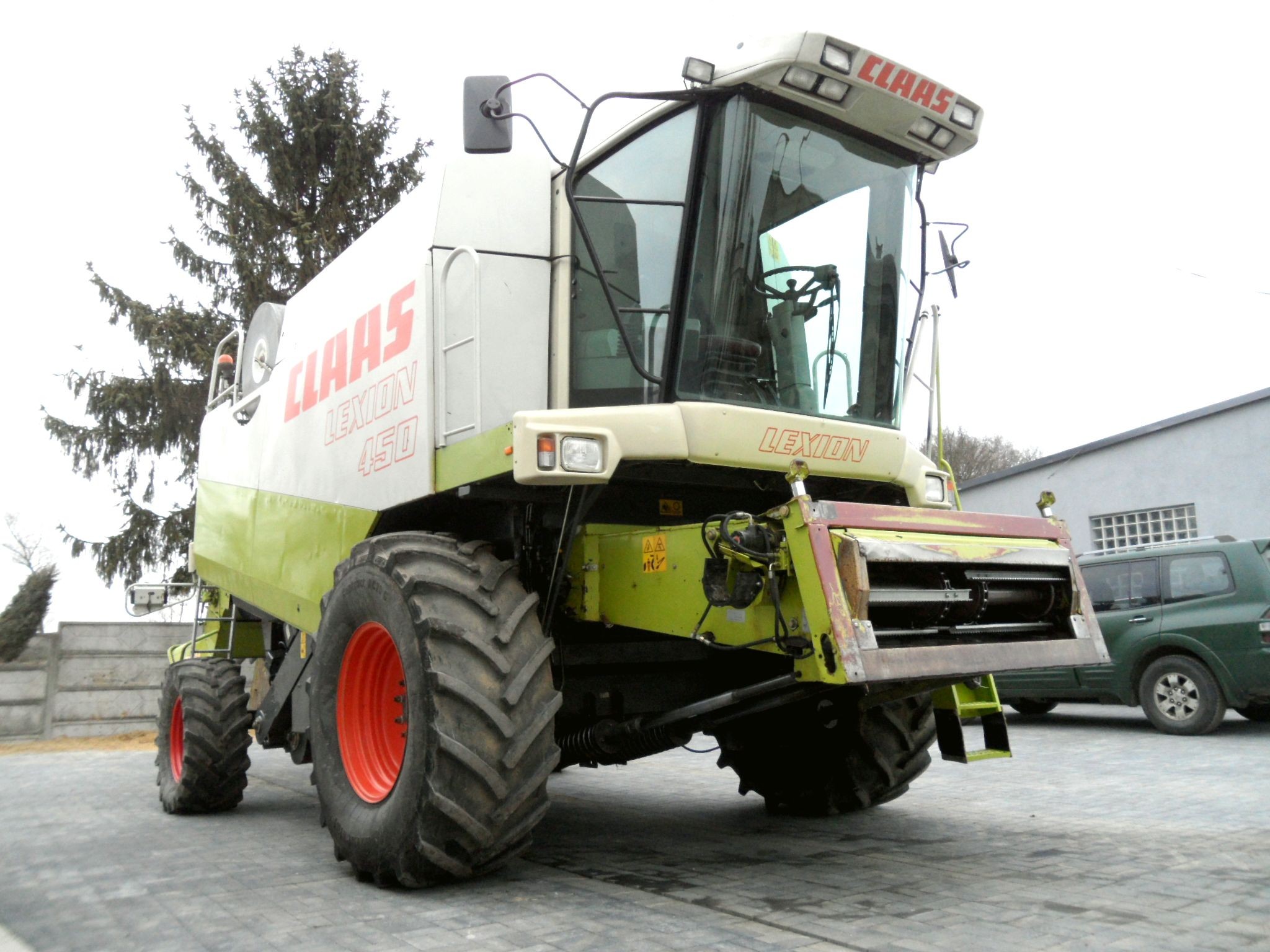 KOMBAJN CLAAS LEXION 450/1998r/STÓŁ 6m+wózek/silnik MB 275KM/ PL MENU — zdjęcie 2