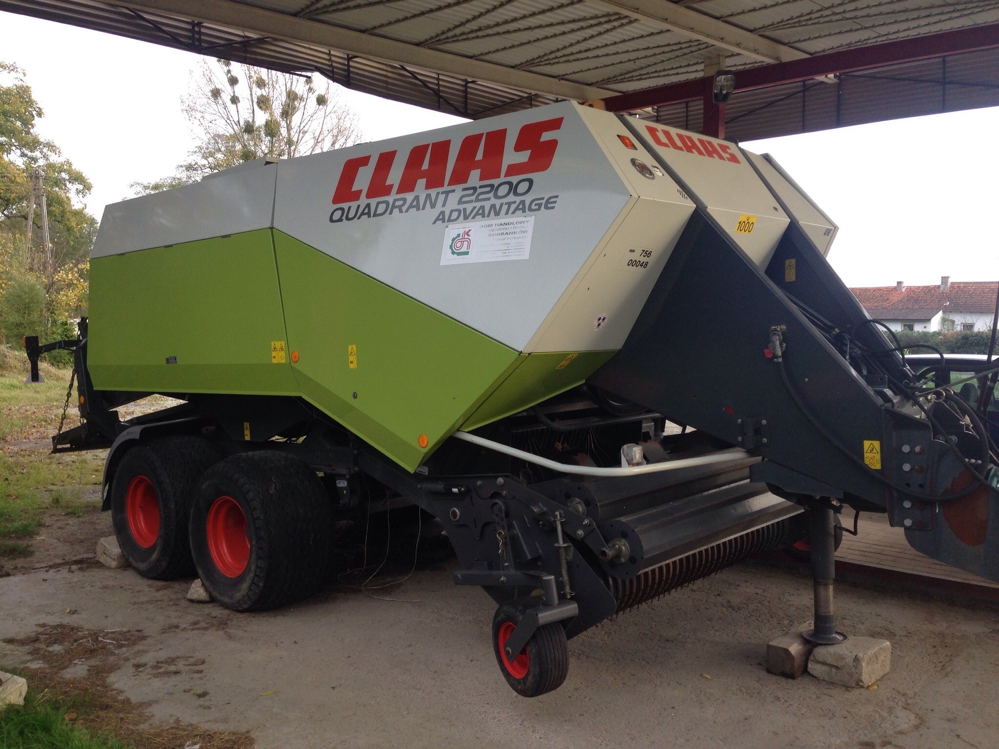 Claas Quadrant 2200 Avantage Tandem prasa kostkująca — zdjęcie 1
