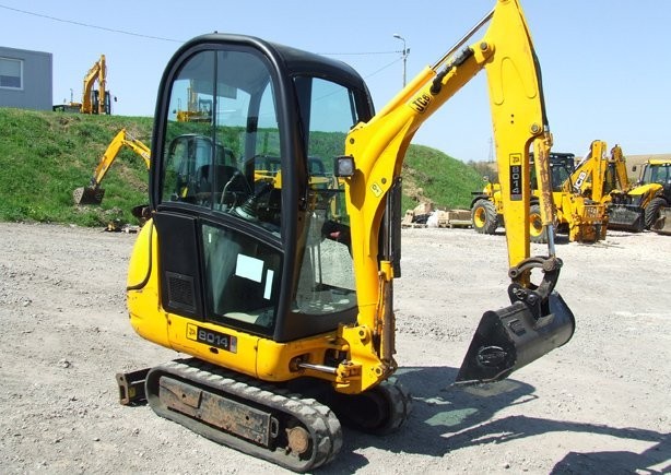 Minikoparka gąsienicowa JCB 8014 , rok 2007. — zdjęcie 1