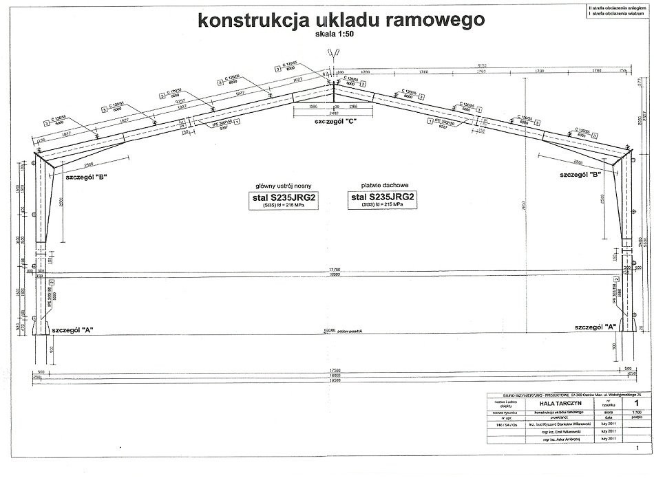 konstrukcja stalowa NOWA 18x36
