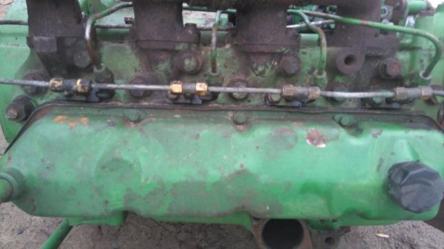 Części silnika John Deere 4 cylindrowy pompa wtryskowa,wal,głowica — zdjęcie 2