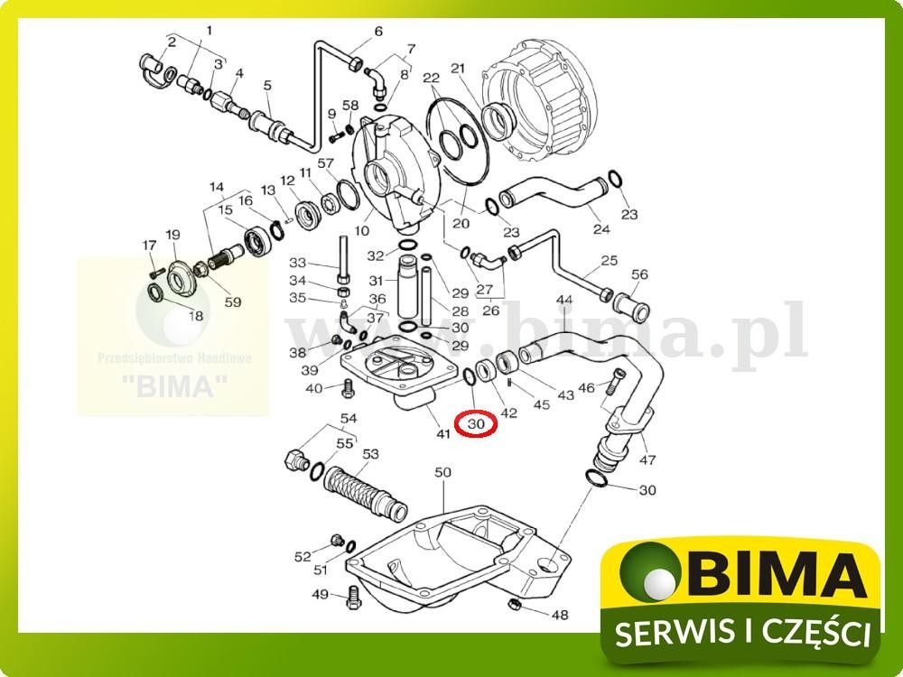 Oring sprzęgła mokrego Massey Ferguson 6465,6475,6480 — zdjęcie 2