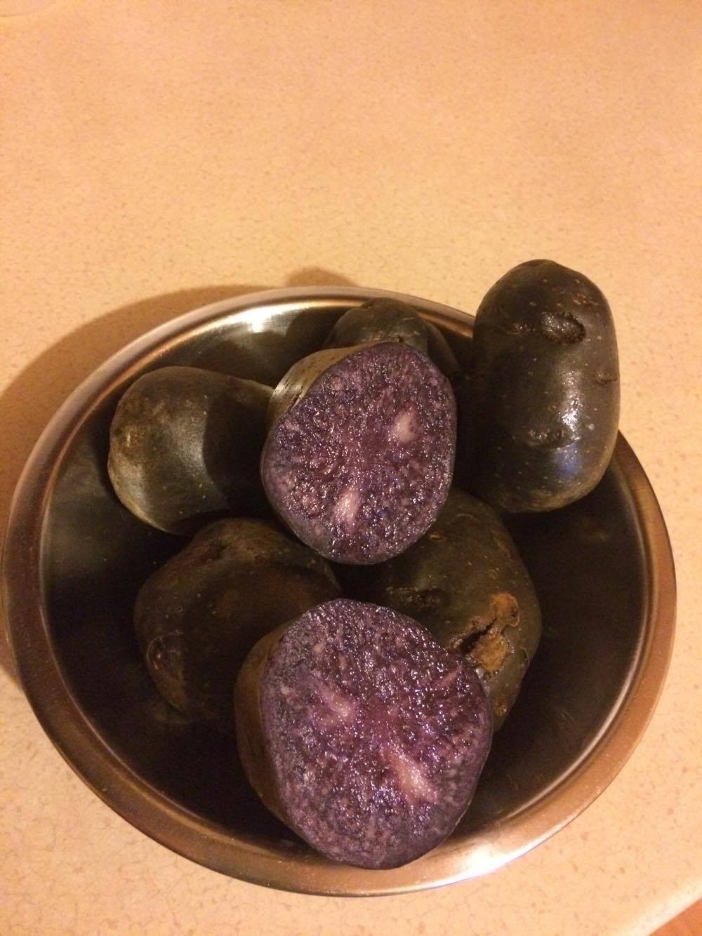 Ziemniaki fioletowe truflowe Vitelotte