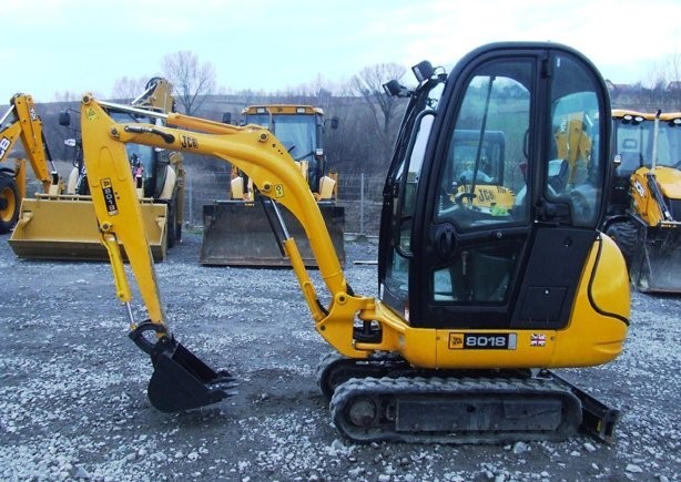 Minikoparka -JCB 8018 , roku 2007 — zdjęcie 2