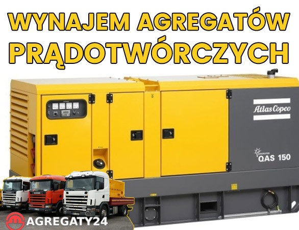 Wynajem agregatów prądotwórczych ,Cała Polska