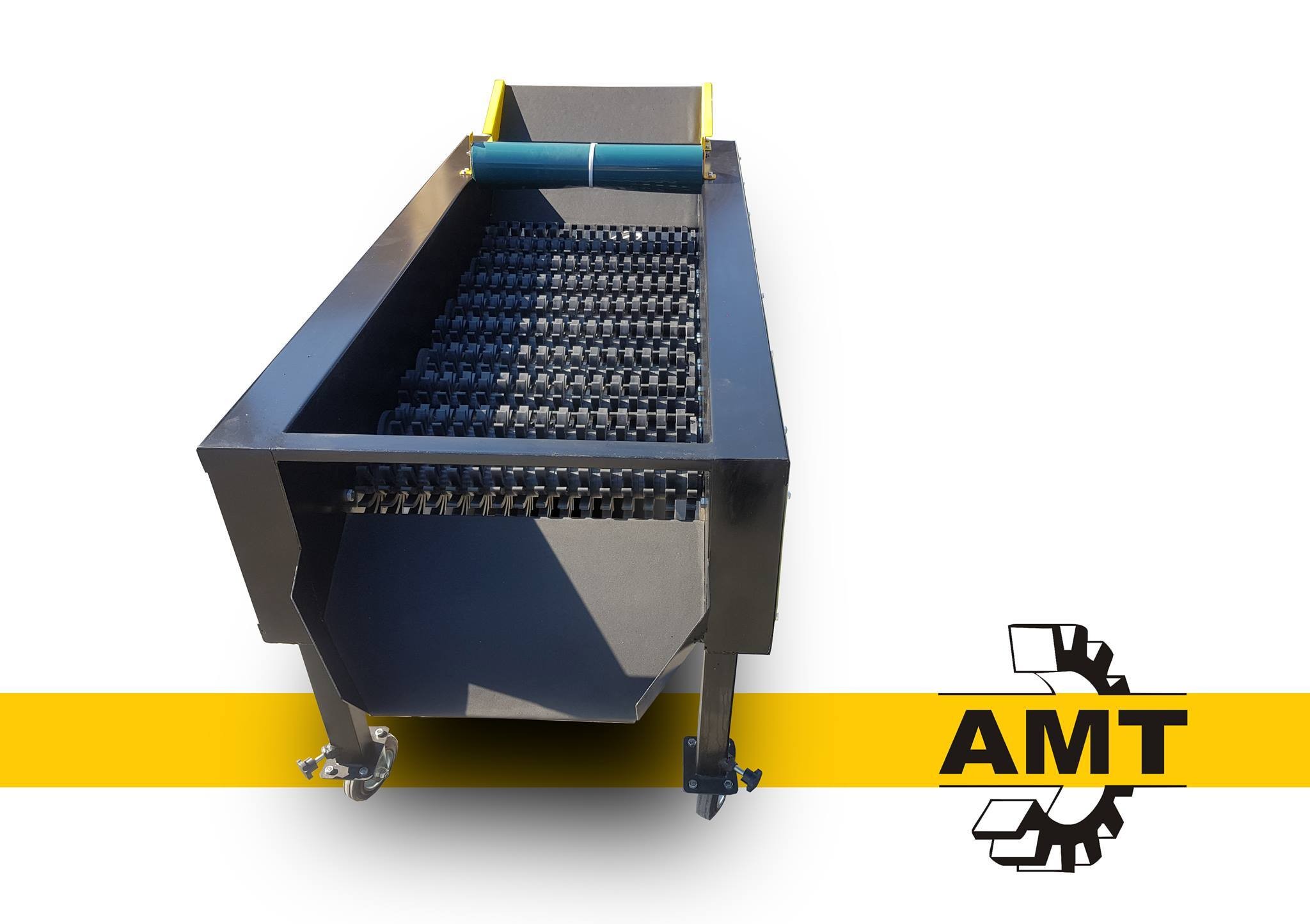 AMT,czyszczarka gumowa, szczotkarka, separator ziemi  — zdjęcie 3