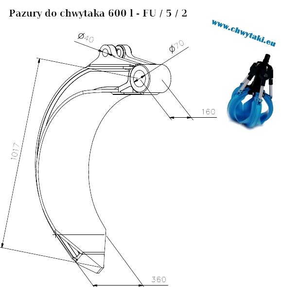 Części do chwytaka do złomu  — zdjęcie 6