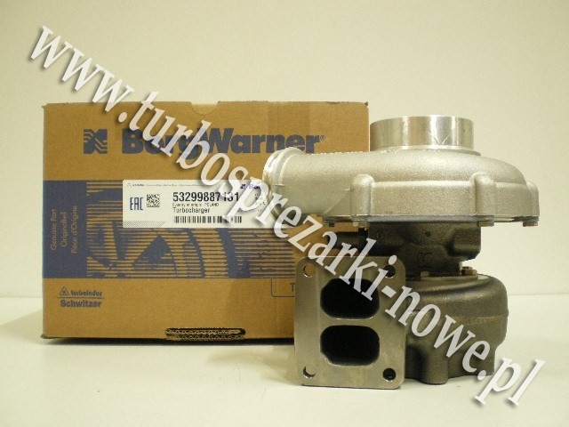 MAN - Turbosprężarka BorgWarner KKK 10.5 53299887109 /  53299707109 / 