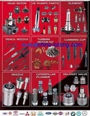 diesel części (głowa wirnika, dysze, tłok, zawór)