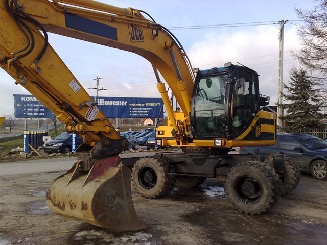 OKAZJA KOPARKA KOŁOWA JCB JS160W z 2003 6309mtg — zdjęcie 1