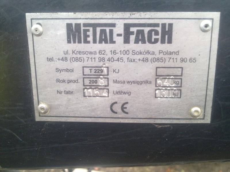 Ładowacz Tur T-229, 2008 rok,do MTZ,PRONAR,BELARUS — zdjęcie 5