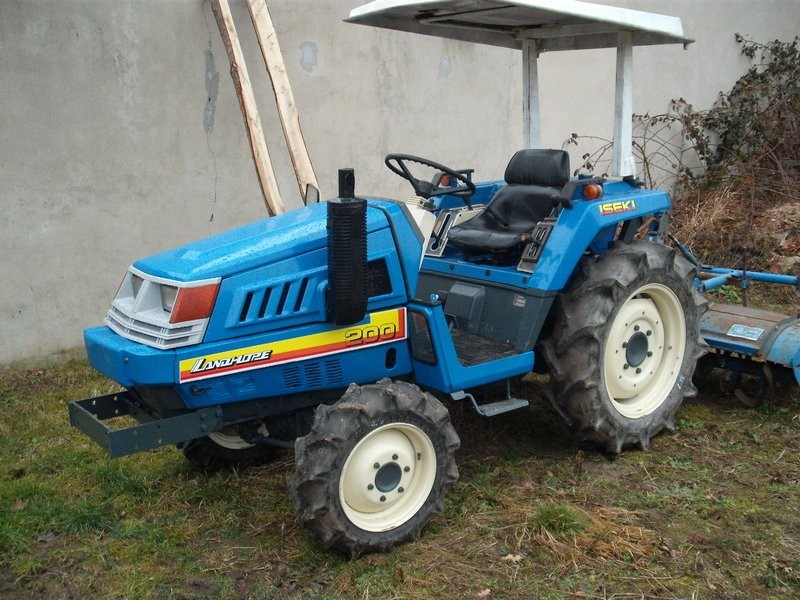 Iseki Landhope TU200F z glebogryzarką - 1988 — zdjęcie 1