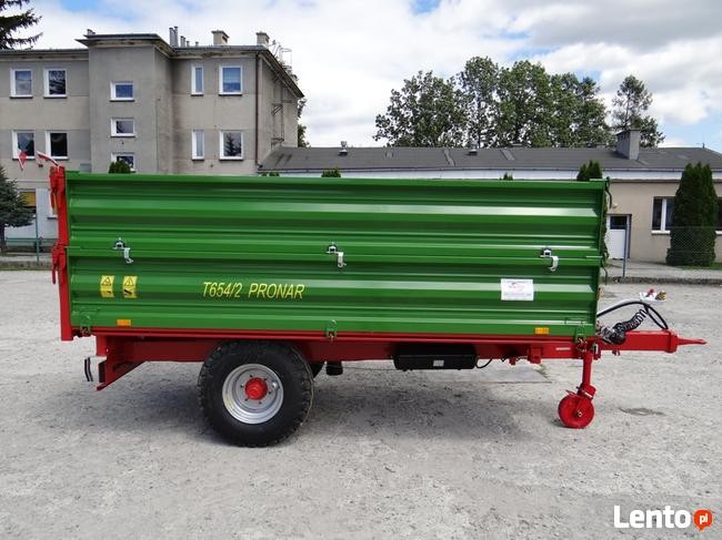 Przyczepa rolnicza 5 t jednoosiowa PRONAR T654/2 — zdjęcie 5