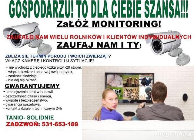 Kamery w gospodarstwie rolnym obory chlewnie stajnie — zdjęcie 1