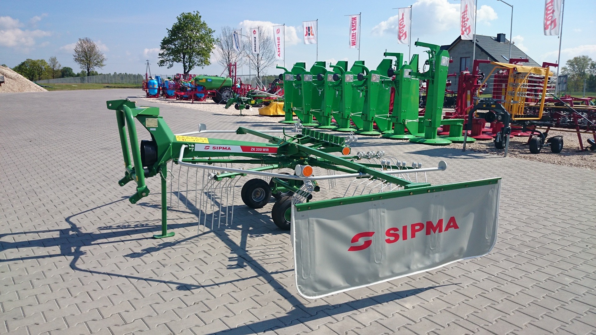 Zgrabiarka 1 wirnikowa Sipma ZK 350 WIR tandem — zdjęcie 1
