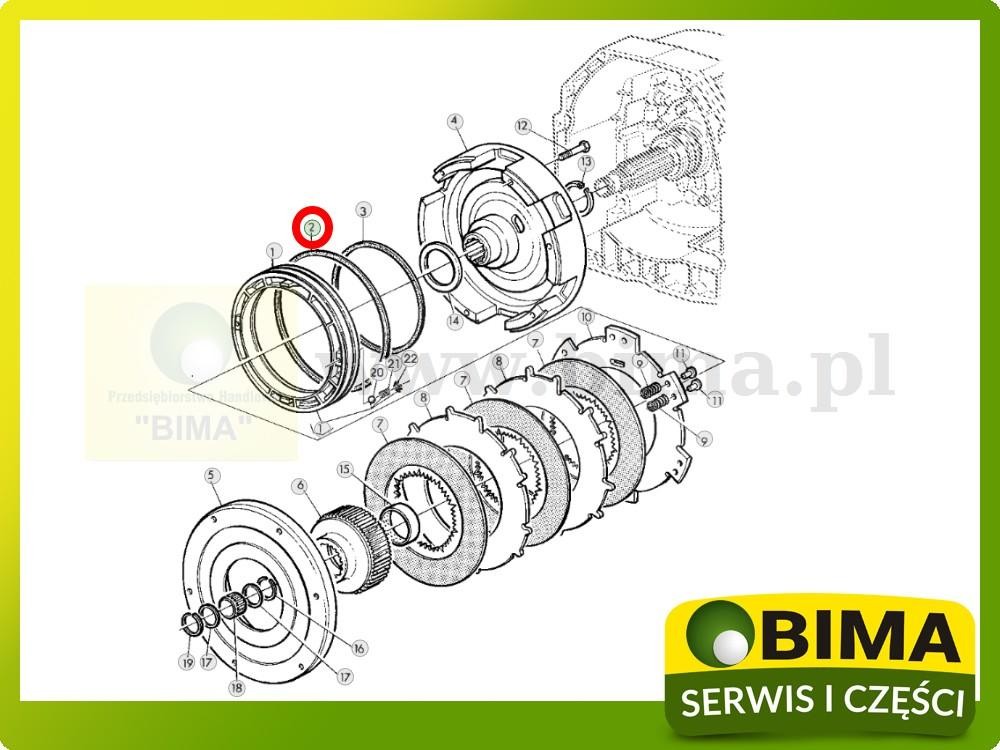 Uszczelniacz John Deere 6910S,6920,6920S,6930,7200