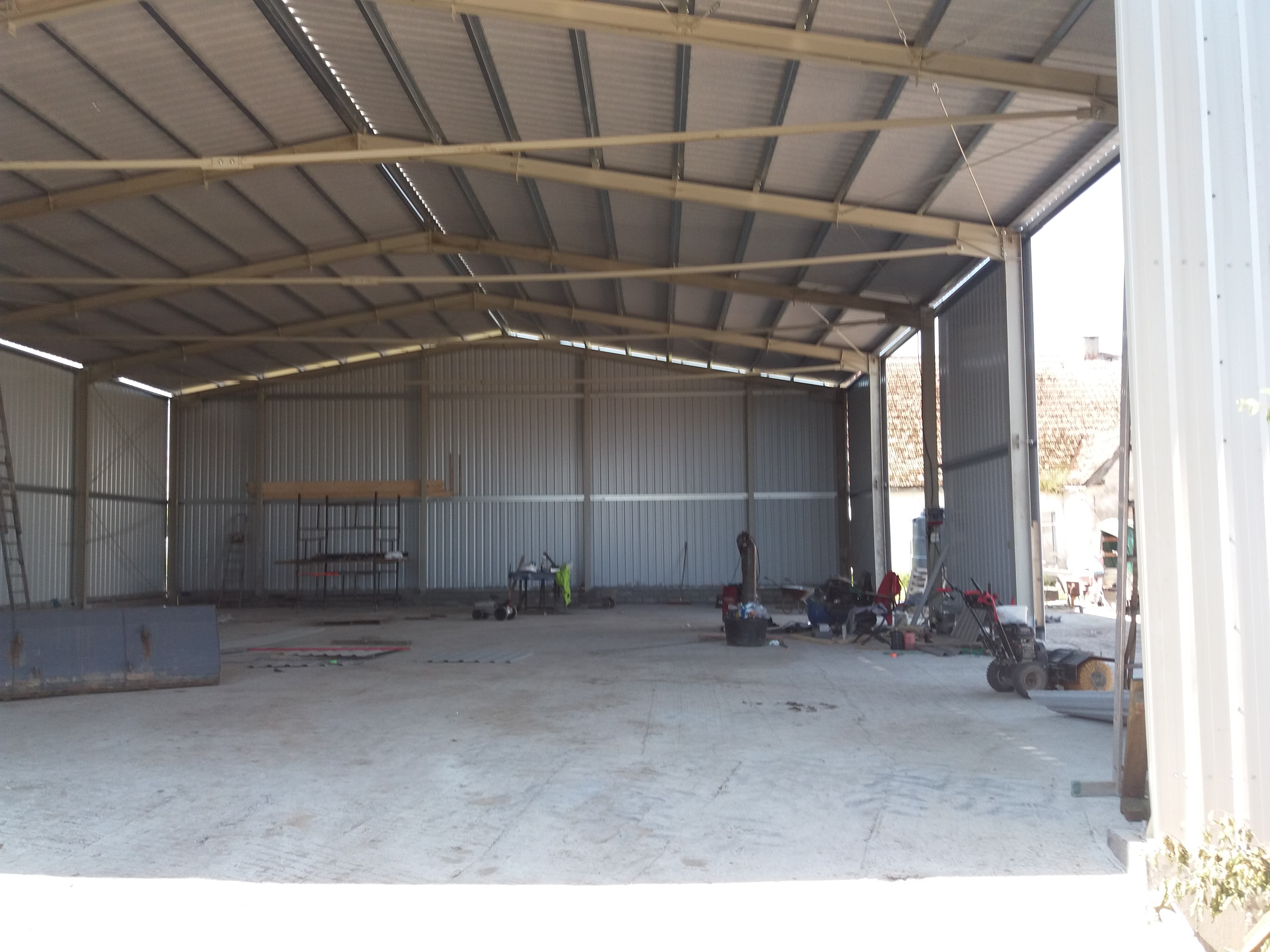 14x20 m. Konstrukcja stalowa hali hala nowa garaż magazyn — zdjęcie 2
