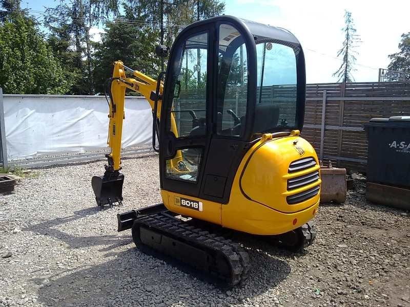 JCB 8018 2008r.  - minikoparka — zdjęcie 3