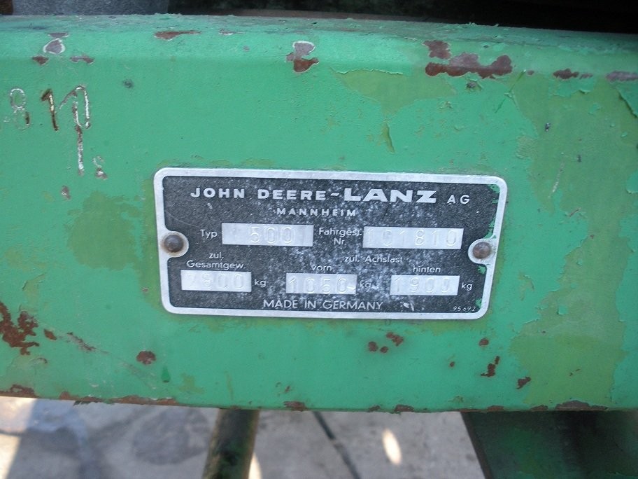 John Deere Lanz 500 - 1960 — zdjęcie 2