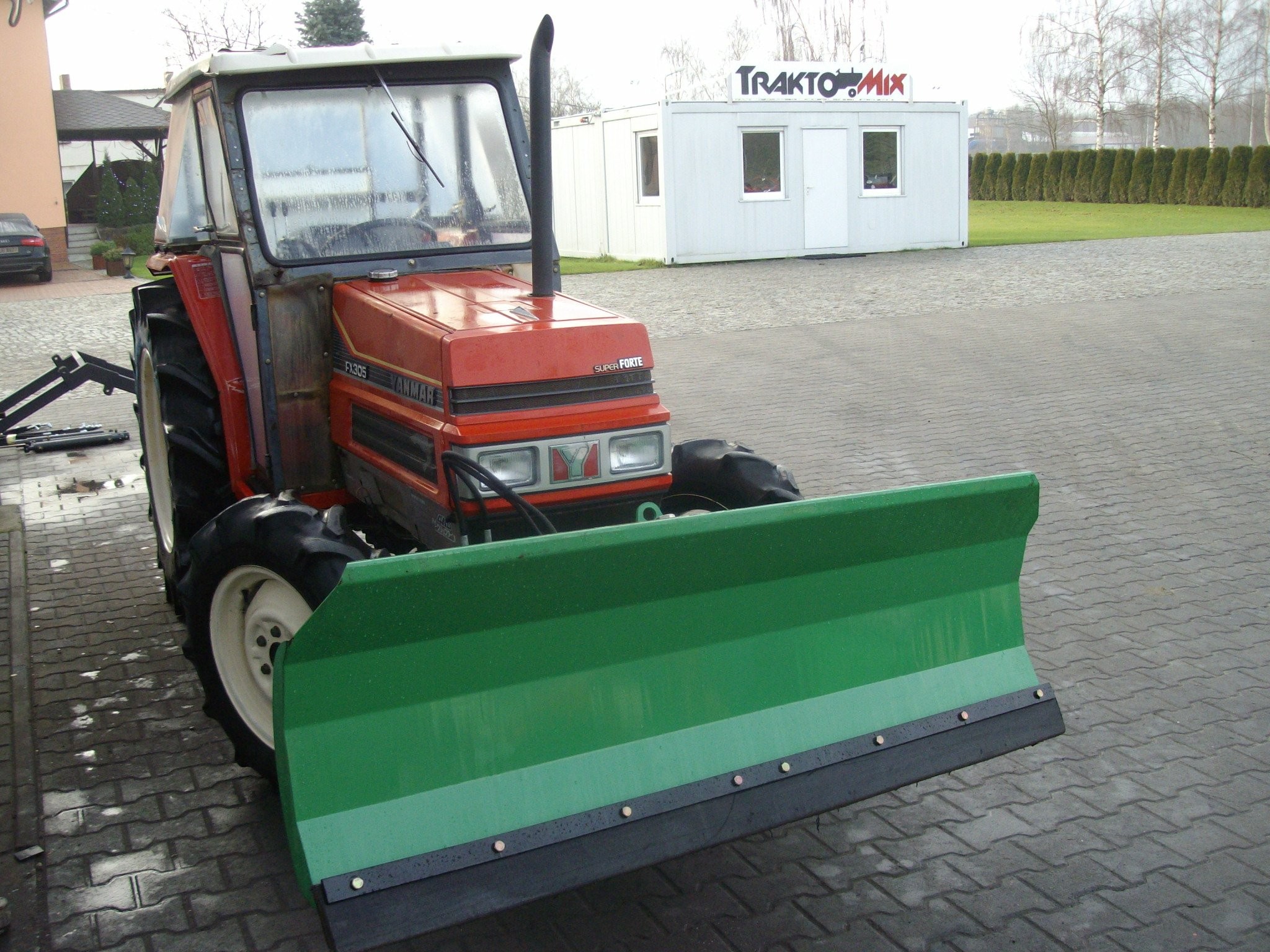 Yanmar FX305 z pługiem  do śniegu SP 180 - 1998 — zdjęcie 4