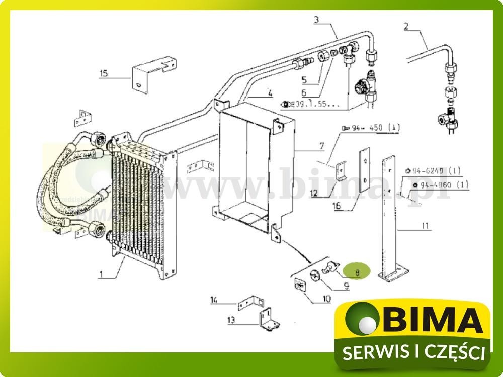 Zatrzask blokada rygiel Renault CLAAS 133-14,133-54 — zdjęcie 5