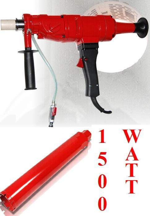 Wiertnica do betonu (otwornica) moc silnika 1500 W, max 80  mm,  — zdjęcie 3