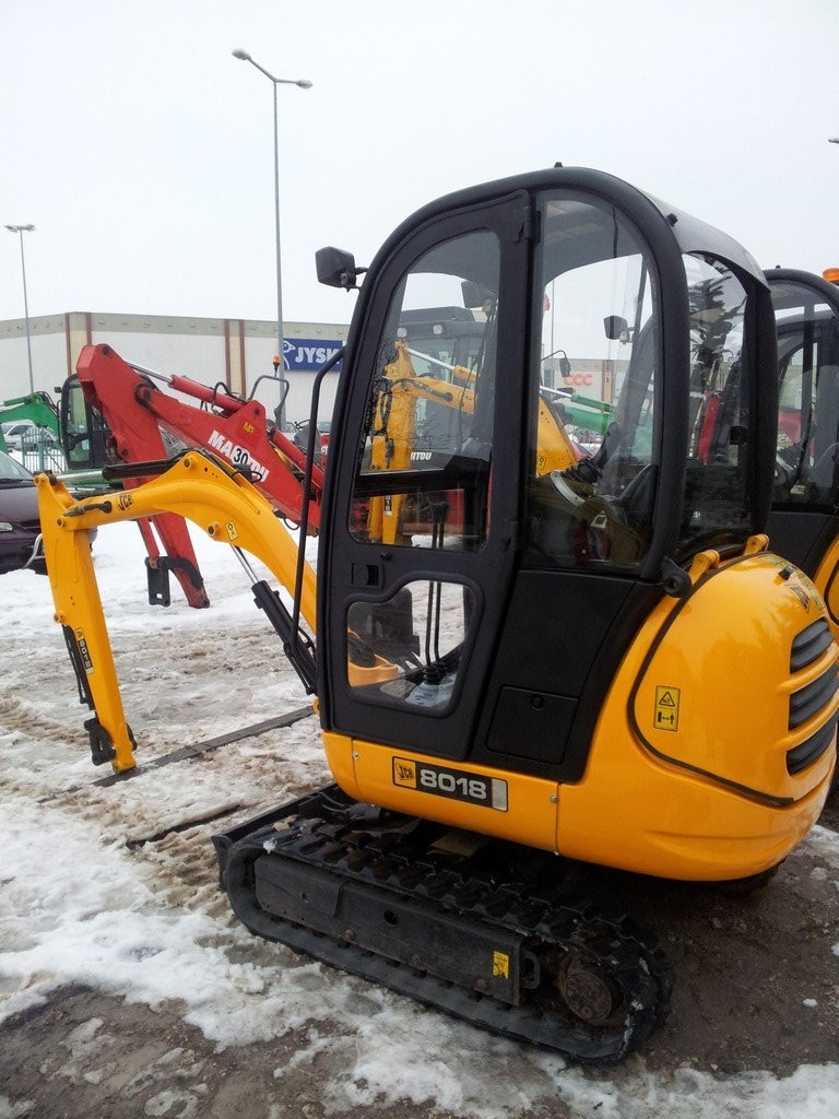 JCB 8018 2008 20KM 1300mth 801 KOPARKA LEASING GWR — zdjęcie 3