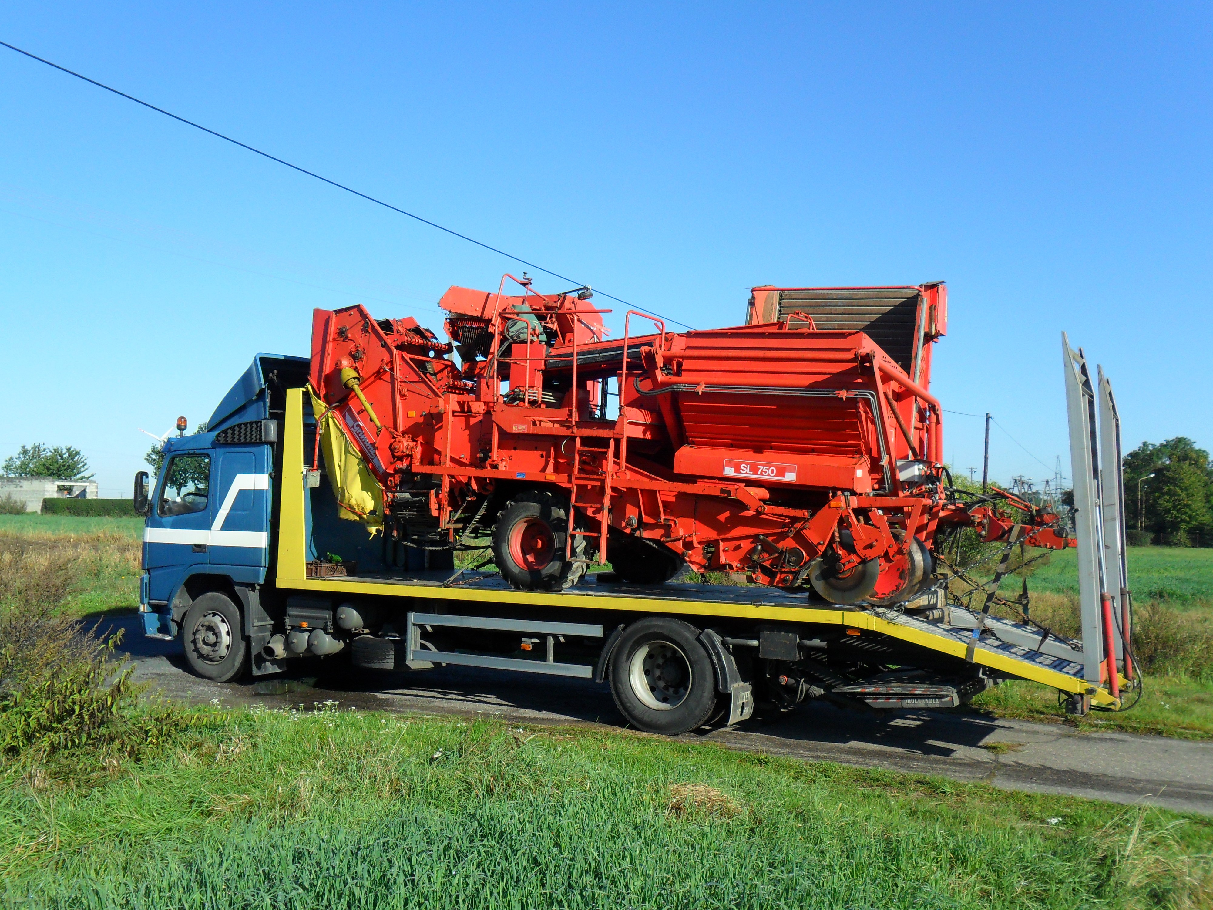ładowarka manitou merlo jcb transport — zdjęcie 3