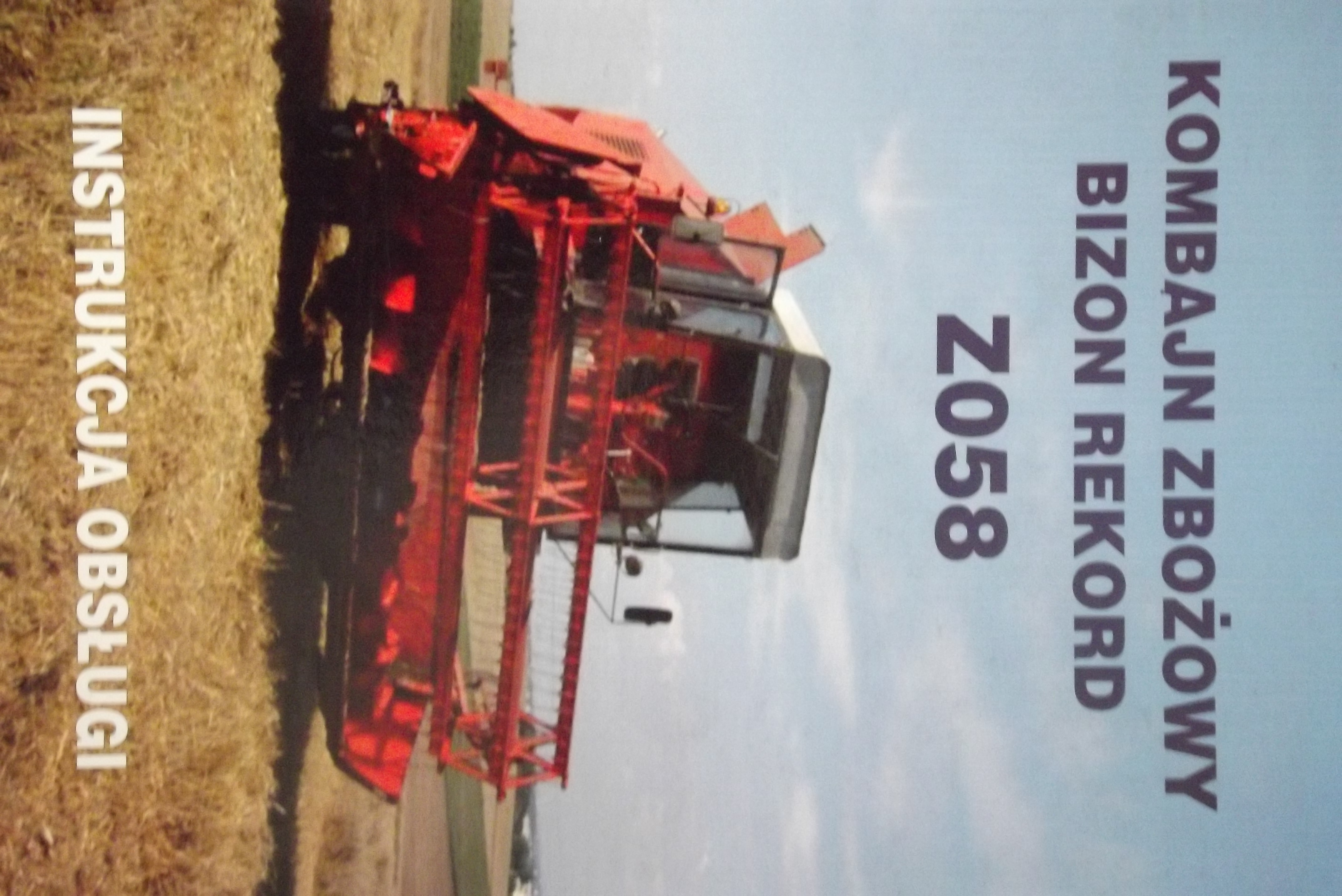 Katalog części do kombajnu zbożowego,instrukcji obsługi napraw BIZON — zdjęcie 2