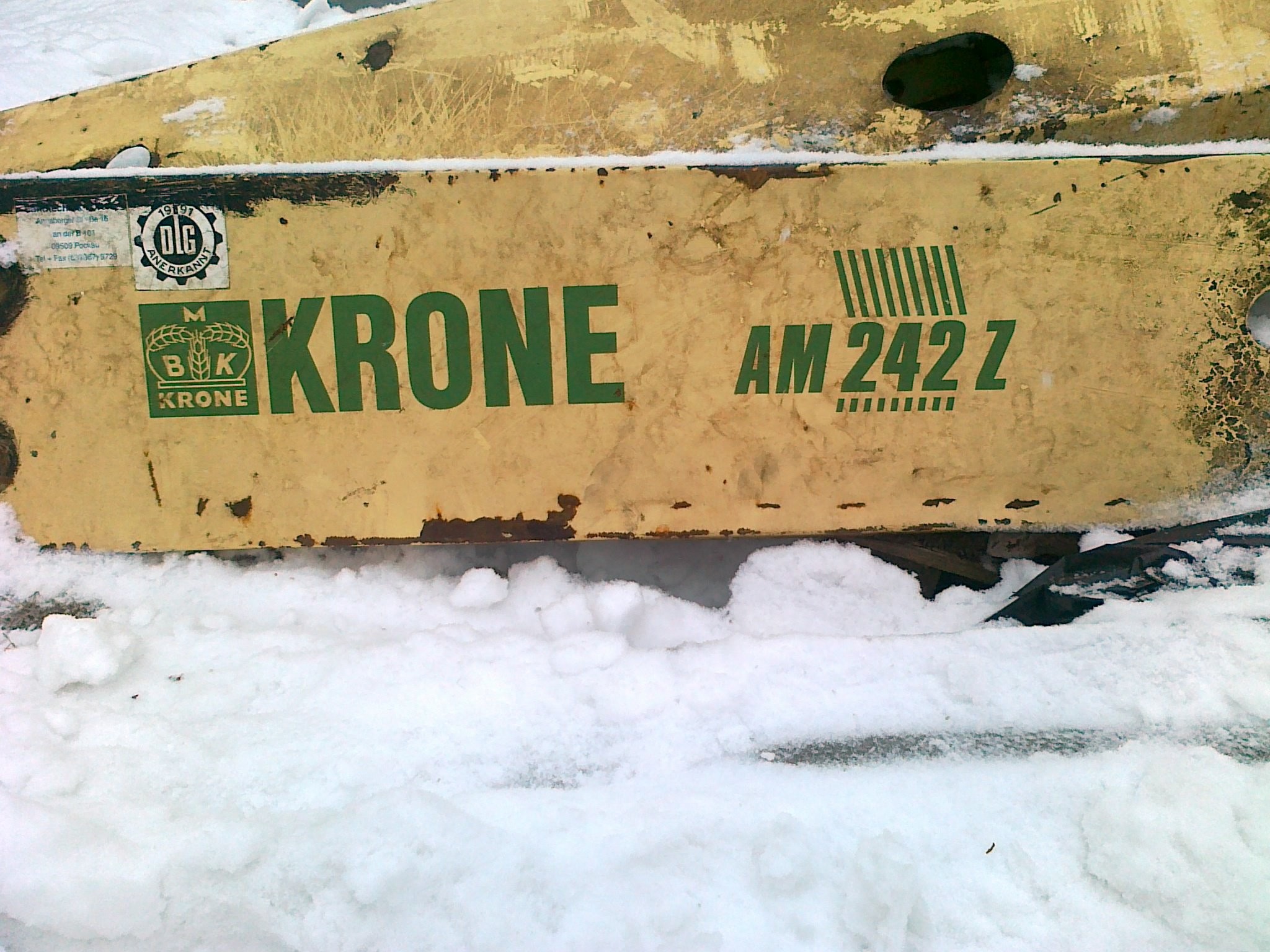 Kosiarka Dyskowa KRONE AM 242 Z-  na części