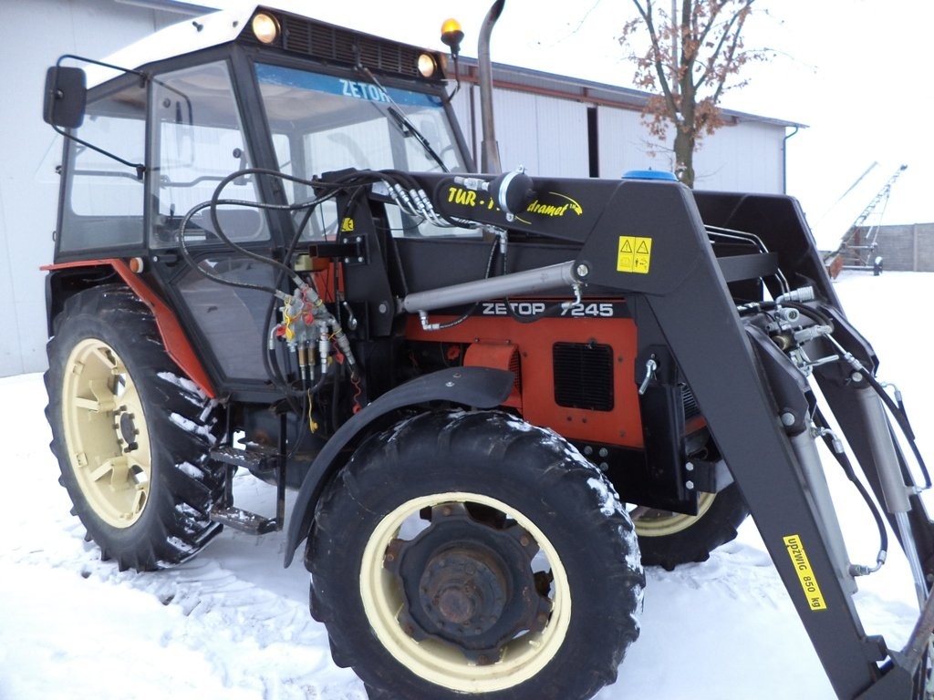 Zetor 7245+Nowy Tur - 1987 — zdjęcie 2