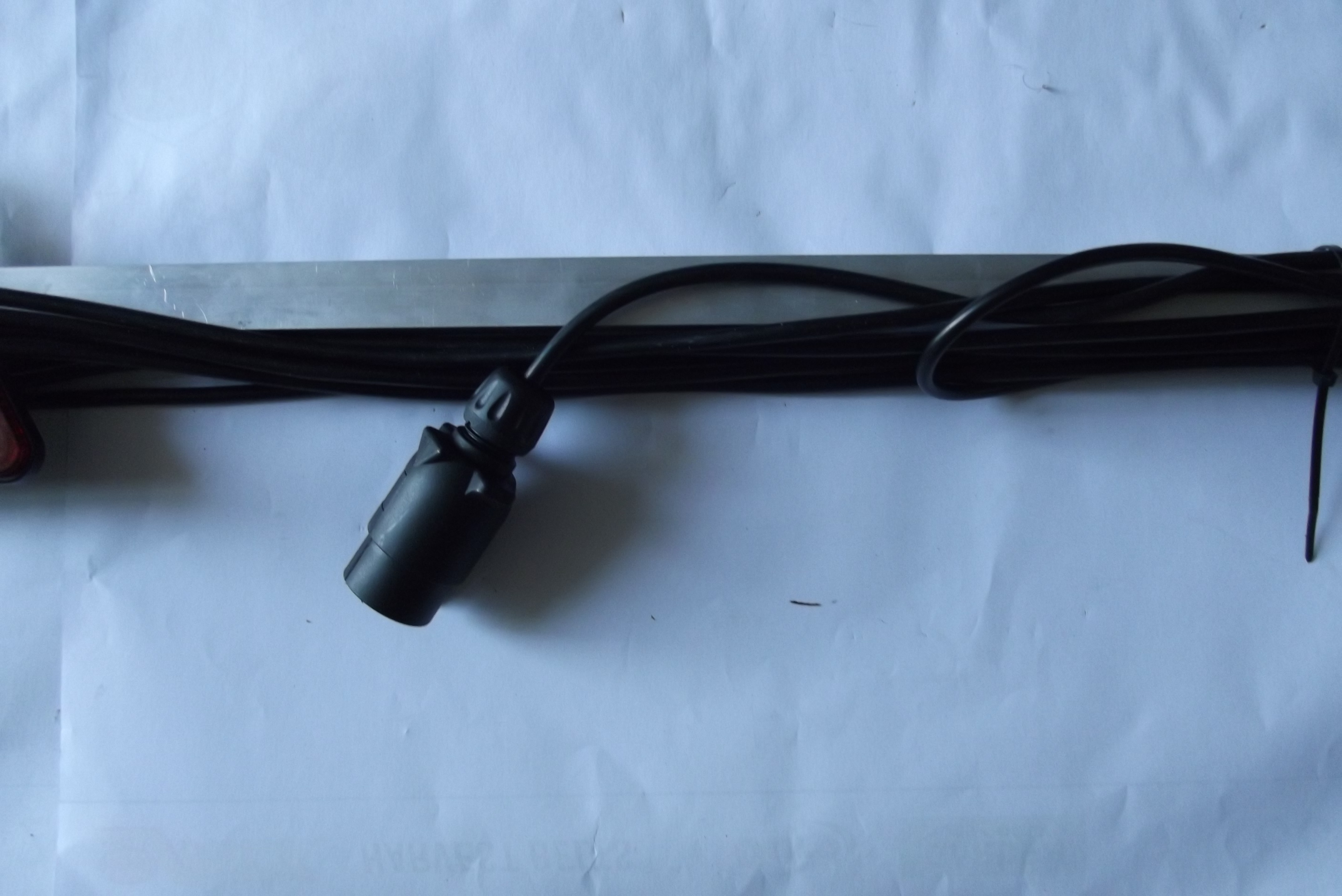Zestaw lamp świateł przyczepy na belce 18 LED/ŻARÓWKI 7,5 m przewód    — zdjęcie 4