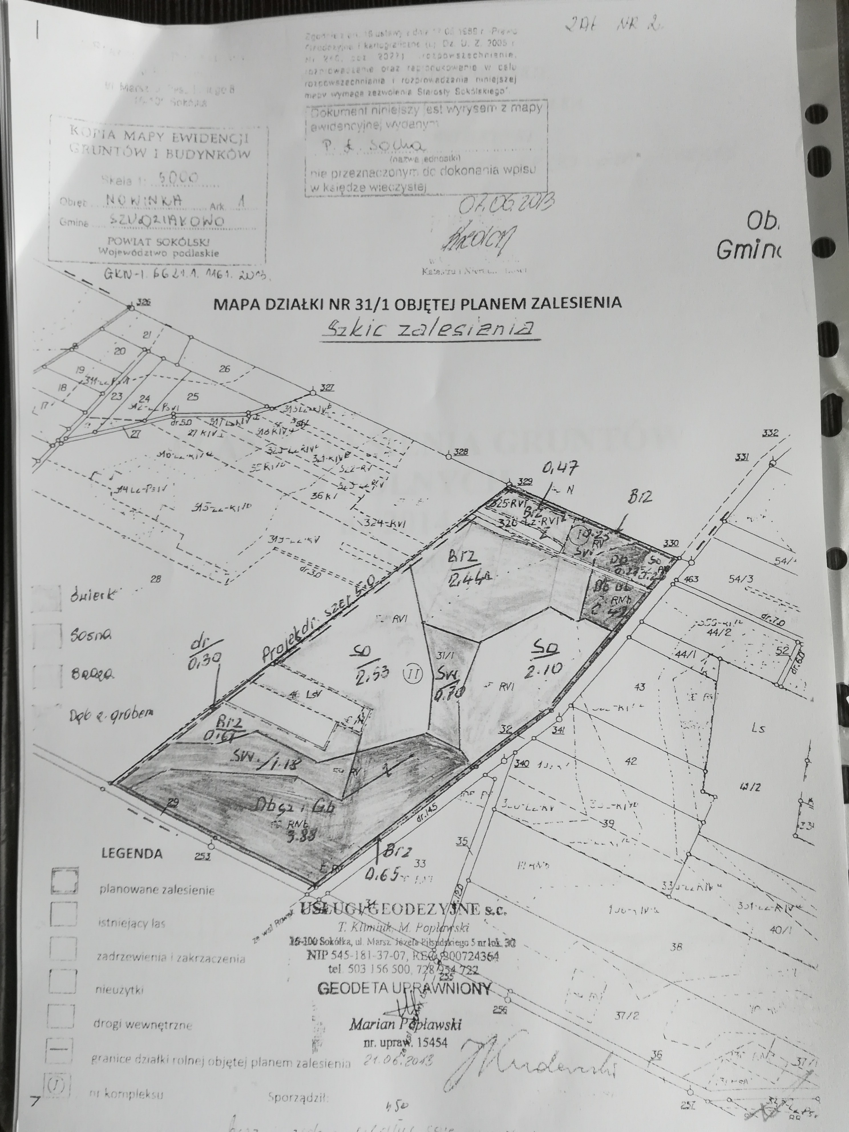 Sprzedam las z dopłatami z Unii 17,3 Ha — zdjęcie 3