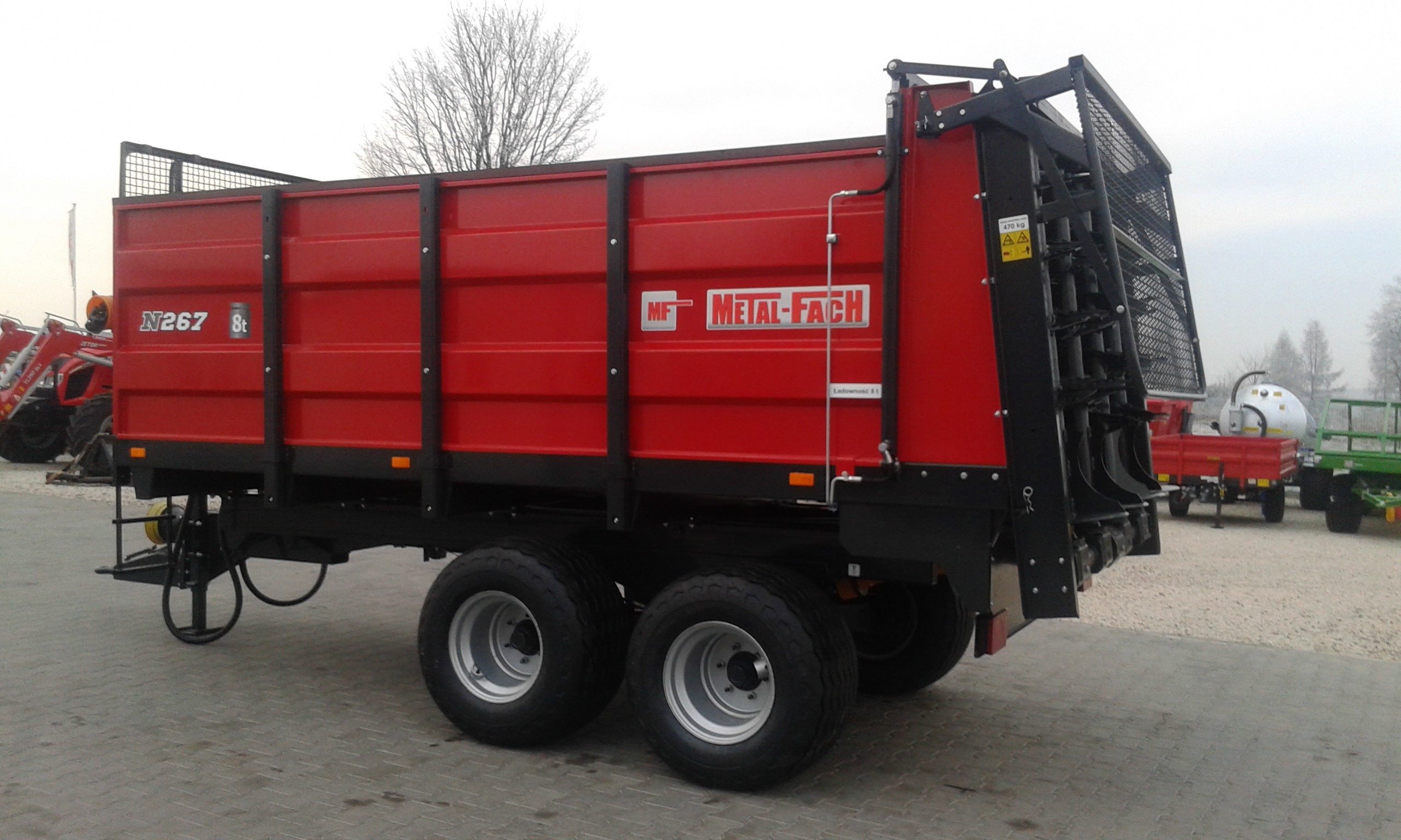 Rozrzutnik obornika N267 Metal-Fach 8t tandem pionowy adapter — zdjęcie 1