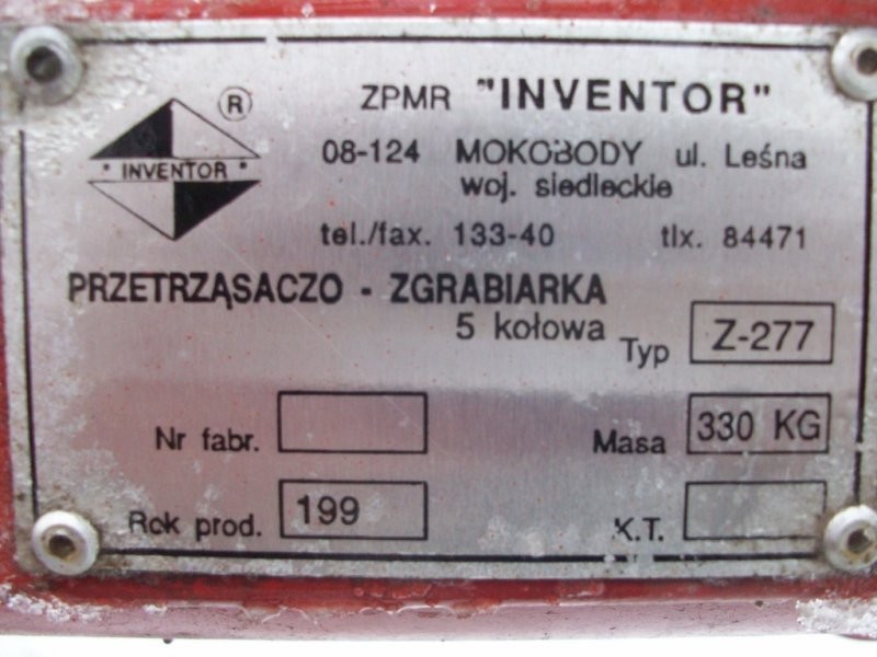 PRZETRZĄSACZO-ZGRABIARKA 5-gwiazdowa — zdjęcie 4