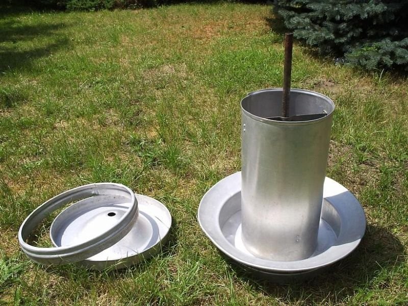 * AUTOMAT PASZOWY * KARMNIK DLA DROBIU * ALUMINIUM * — zdjęcie 2