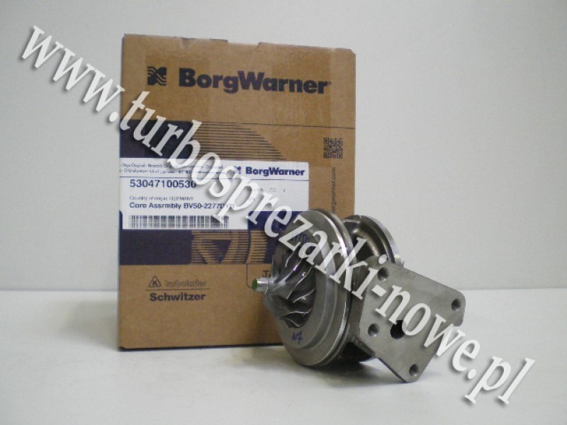 Audi - Nowy rdzeń BorgWarner KKK 3.0 TDI 53047100530 /  5304 710 0530 