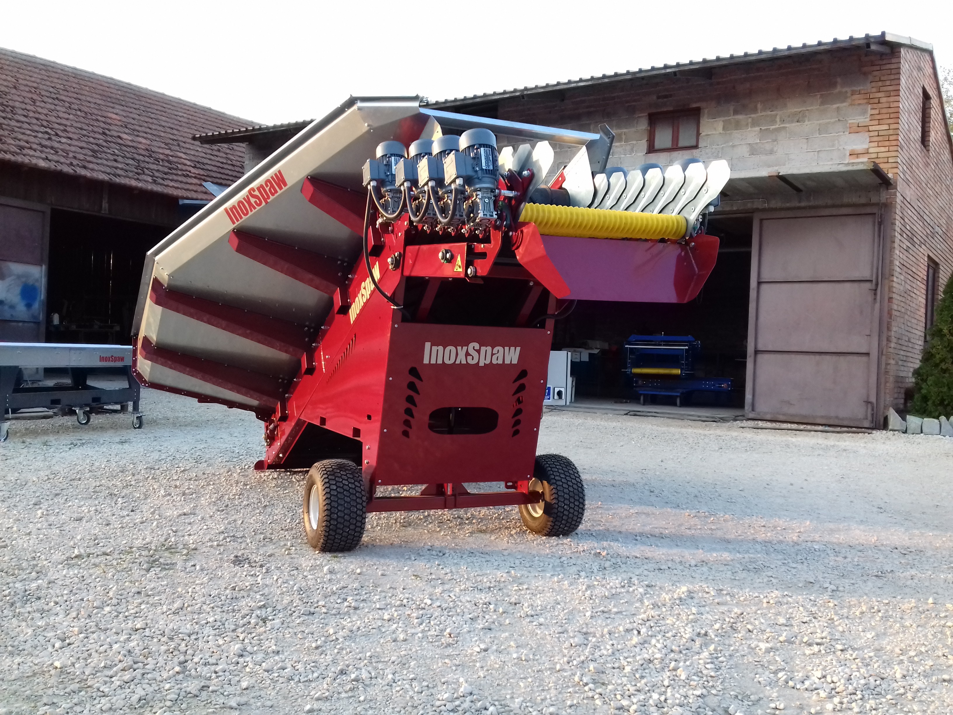 Kosz przyjęciowy T800 N7N receiving hopper bunkier rolki spiralne  — zdjęcie 3