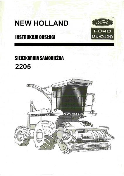 Instrukcja New Holland 1905, 2205, 2305